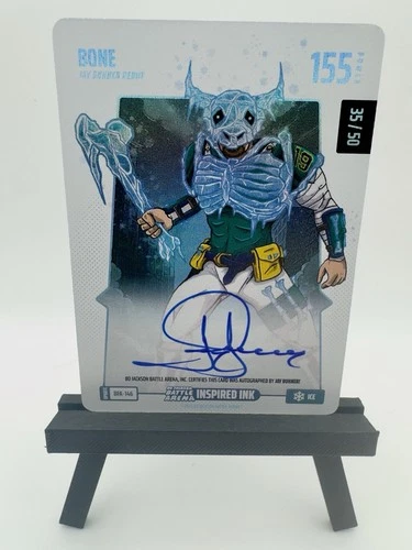 “Bone” Jay Buhner - Bo Jackson Battle Arena - Ice Foil Autograph /50 - BFA-146