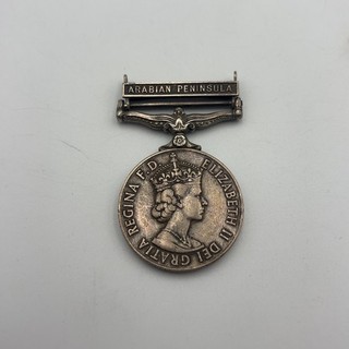 QEII General Service Medal Arabian Peninsula 8824 Pte Aklan Sadeo Zabidi