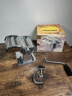 Marcato OMC Atlas Model 150 Pasta Noodle Maker Machine w/ Box Made In Italy