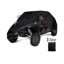 UTV Cover Waterproof Heavy Duty 4-6 Seater Cover Black Oxford Cloth Protectio...