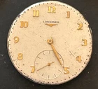 Antique Longines Cal 17 L Pocket Watch Movement Running Ticks 17L 17j Swiss
