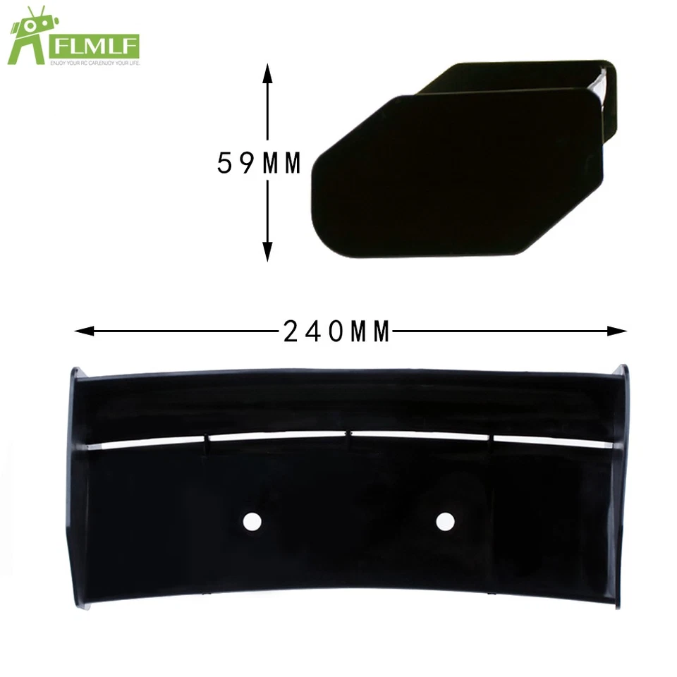 Carrocería de coche Racing Drift alerón trasero alerón alas traseras para 1/5 Rc Hpi Baja 5b 5t Foto 3 de 4