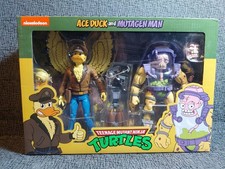 NECA TMNT Cartoon Ace Duck & Mutagen Man Action Figure 2 Pack Ninja Turtle