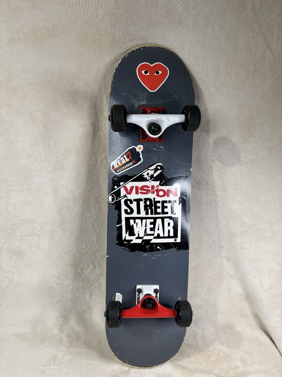 Vision Street Wear Black Bravo Sports Beginner Complete Skateboard