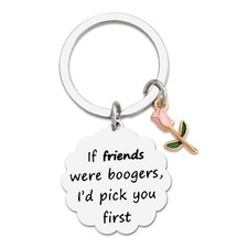 YALLNASL Sister Birthday Christmas Gifts for Bestie Friend Friends Keychain