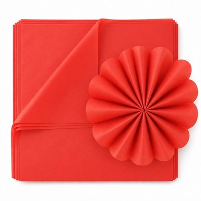 Seidenpapier Packseide Bastelpapier Blumenseide Geschenke Pompons 50x75cm farbig