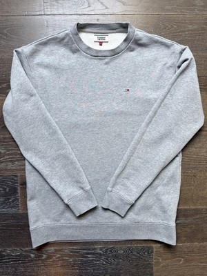 TOMMY JEANS Sweatshirt, Gr. L, Hilfiger Pullover, Top