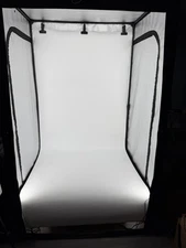 Professional Photo Light Box (47x39x79 In) Photo Studio With Dimmable LEDs