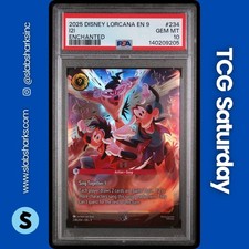 2025 DISNEY LORCANA FABLED #234/204 I2I ENCHANTED PSA 10