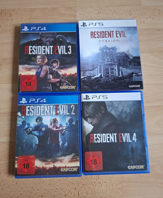 Capcom Resident Evil 4 Spiele Bundle PS4/PS5 Sammlung USK ab 18