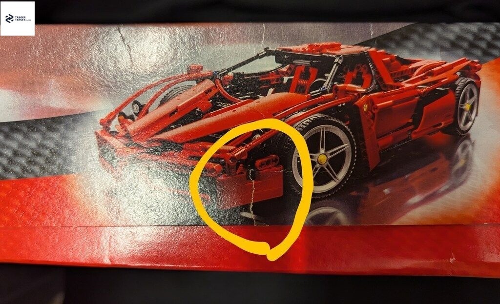 LEGO Racers Enzo Ferrari 1:10 8653 In 2005 New Retired Sealed