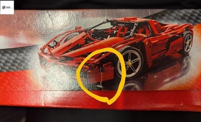 LEGO Racers Enzo Ferrari 1:10 8653 In 2005 New Retired Sealed