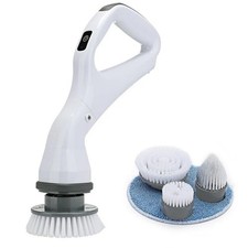 Electric Handheld Cleaning Brush, Rechargeable Scrubber for Tiles, Floor & Walls