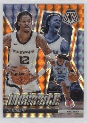 2023-24 Panini Mosaic Montage Orange Mosaic Prizm 24/49 Ja Morant #30 hs9