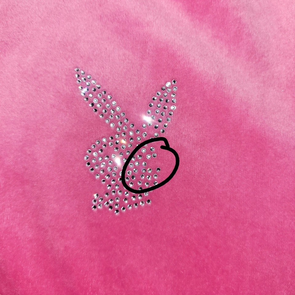 Playboy Vintage Y2k Hot Pink, Valor Med pants and Lg jacket. Soft Cozy Comfy - Image 4 of 4