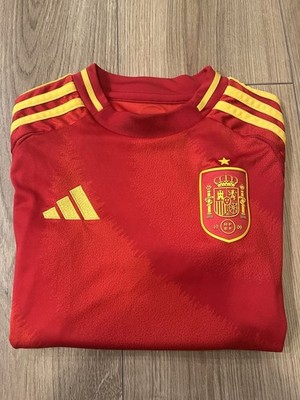 Youth Adidas Spain 2024 Home Soccer Jersey | Small | Red
