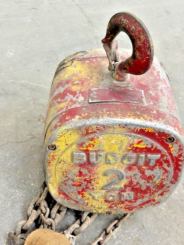 BUDGIT 2-TON USA SERIES HAND CHAIN HOIST 8263 SR 10FT CHAIN - Picture 3 of 10