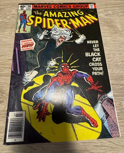 The Amazing Spider-man #194 First Appearance Of Black Cat VF+ Newsstand Marvel