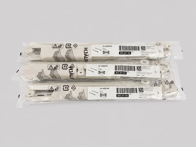 3x Pack de 2 rails de retrait IKEA HJALPA pour paniers blanc 40cm 21 5/8" NEUF - Photo 1/4