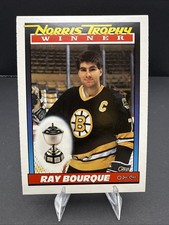 Ray Bourque #517 O Pee Chee Norris Trophy NHL Hockey 1991-92 Boston Bruins