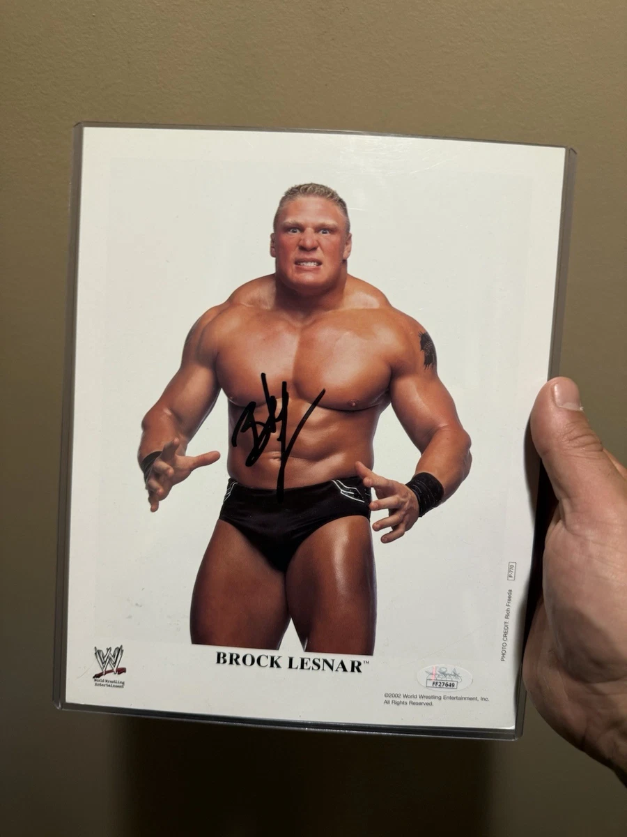 Brock Lesnar WWE Wrestling Original Autographed Photos for sale | eBay