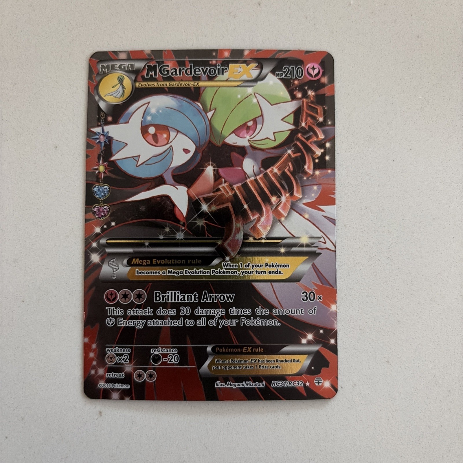 Pokemon M Gardevoir EX Full Art 2016 RC31/RC32 Generations