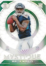 Malik Willis 2022 Panini Illusions Mystique Green Rookie RC # M-3