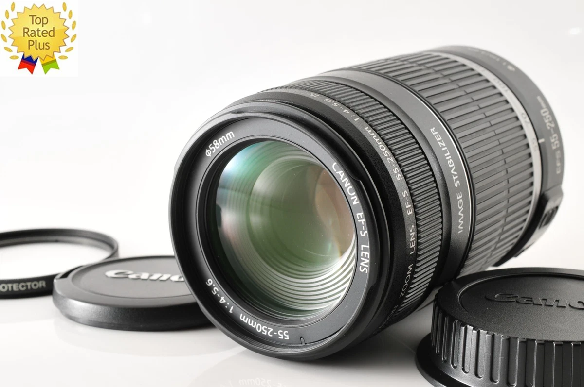 Canon EF-S 55-250mm Focal Camera Lenses for sale | eBay