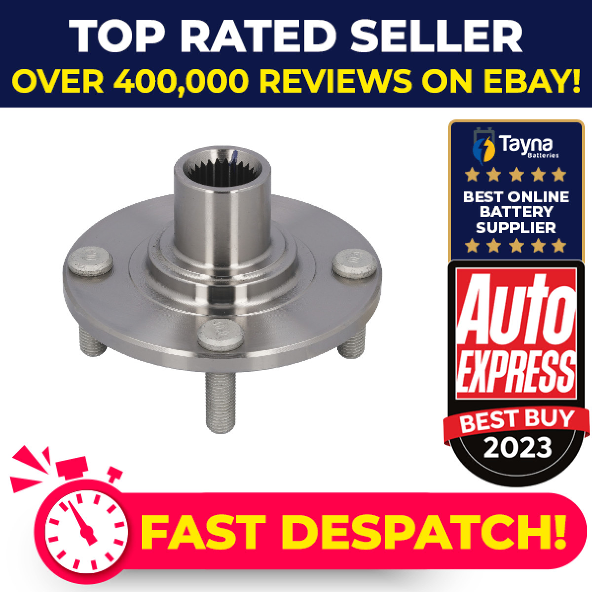 Wheel Hub fits FORD COURIER Front 1.3 1.4 1.8D 94 to 03 1146119 1333147 3555333