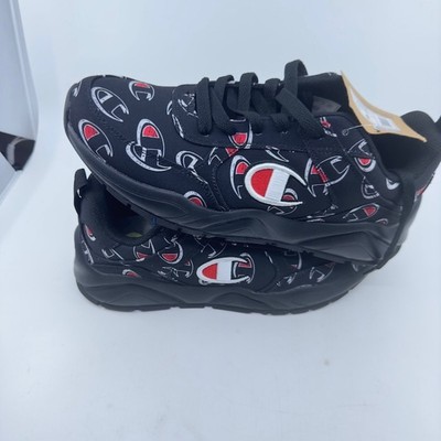 NEW Champion Mens 93EIGHTEEN Repeat C Sneaker CPS10033M All Over Logo Black 10 Champion Men main image 2