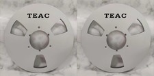 One Pair 10.5'' Silver Tape reel TEAC High Quality Aluminum Take Up Reel