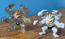 Clear & Regular  Machamp TOMY Pokemon Figure CGTSJ 1999 Nintendo 2" RARE