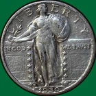 1930-S Standing Liberty Quarter Choice Extremely Fine XF+ Coin #35547