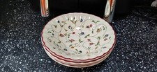 STAFFORDSHIRE OAKWOOD CEREAL BOWLS X 4