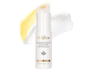 D'ALBA Double Sérum Tout en un seul baume multi 10g Antiride Vegan K-Beauty scellé