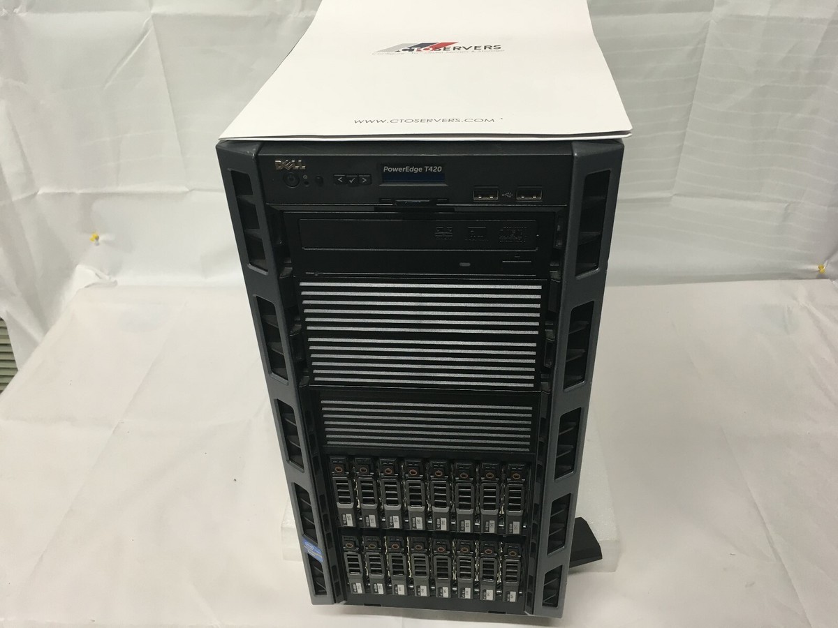 DELL PowerEdge T420 Tower Server Dual 6-Core E5-2440 64GB RAM