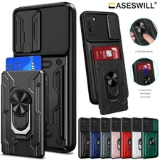 For Samsung Galaxy A73 A54 A53 5G A33 A25 Card Holder Wallet Back Phone Case