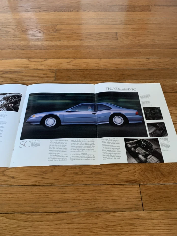 1995 Ford Thunderbird Sales Dealer Spec Brochure OEM Free Shipping - Image 4 of 4