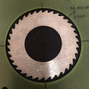 ITI 2 x 0.0095 x 1 34T Solid Carbide Slitting Slotting Saw !