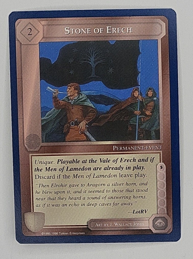 MIDDLEEARTH CCG MECCG STONE OF ERECH WIZARDS UNLIMITED METW TWUL RARE