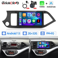 For Kia Picanto 2012-2016 Car Stereo Radio Android 13 Carplay Gps Navi Camera