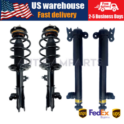 4Pcs Front Rear Shock Struts Assys w/CDC Fit Cadillac XT5 GMC Acadia 2017-2020