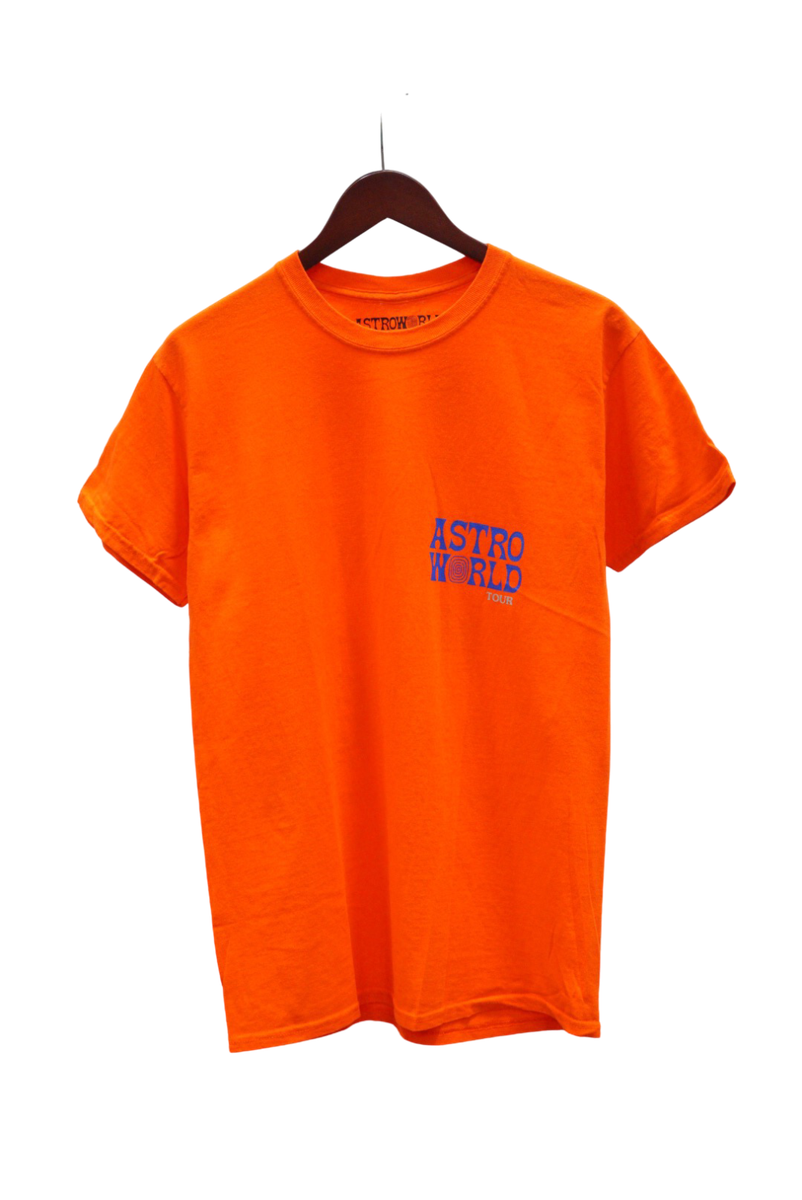 Travis Scott Madison Square Garden Tour Tee Orange (93665-336) Men's Size  S-2XL | eBay