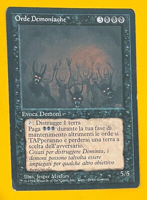 MTG DEMONIC HORDES Revised (Italian) FBB (OldManMTG 005-915) | eBay