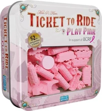 New Ticket to Ride Play Pink Train Set Days of Wonder with Free Shipping!