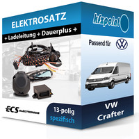 ECS E-Satz 13Polig Fahrzeugspezifisch Passend für VW Crafter PKW