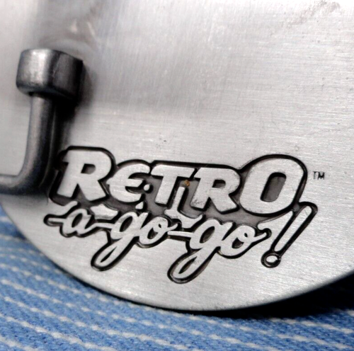 Cycle Girl Belt Buckle Biker Babe Motorcycle Knucklehead Vtg Retro a gogo.TYC966 - Picture 4 of 8