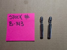 (2) NOS OEM FORD LINCOLN CONTINENTAL TOWN CAR LTD REAR DOOR LOCK KNOBS CHROME 2"