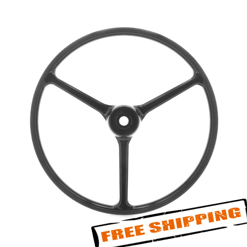 15" Chrome Steering Wheel For 1967-1975 Jeep CJ5 CJ6 - With Horn Button & Hub