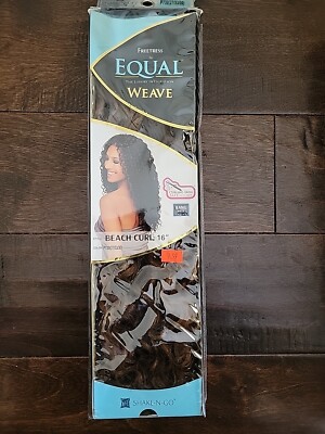 Freetrees Equal Weave 16'' Beach Curl With Bang. Color P730(27/33/30) 